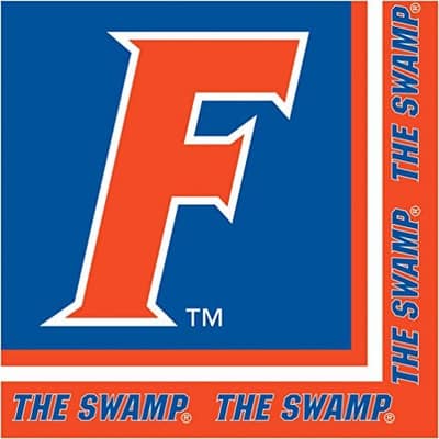 University of Florida Lunch Paper Napkins-20 pcs, Luncheon Napkin