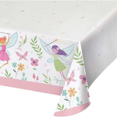 Fairy Forest Paper Tablecloth, 3 ct
