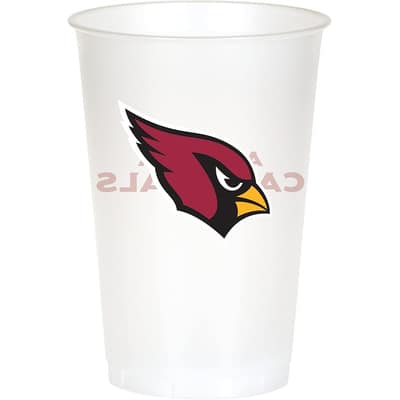 Arizona Cardinals Plastic Cups, 24 ct, Officially Licensed