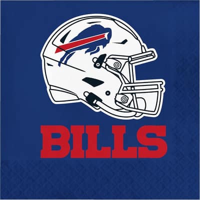 Buffalo Bills Napkins, 48 ct, Officially Licensed