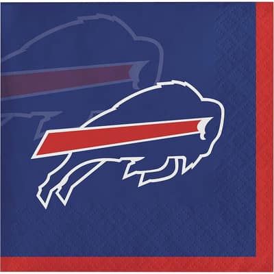 Buffalo Bills Beverage Napkins, 48 ct, Officially Licensed