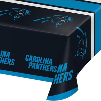 Carolina Panther Plastic Tablecloths, 3 ct, Officially Licensed