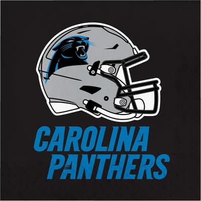 Carolina Panther Napkins, 48 ct, Officially Licensed