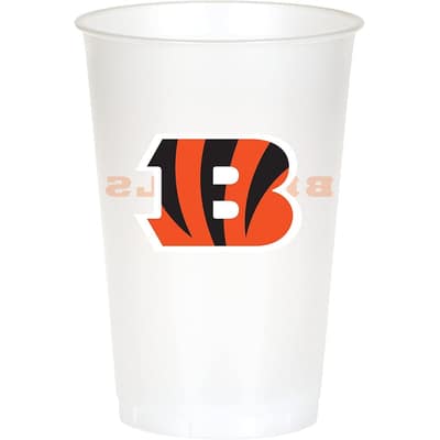 Cincinnati Bengals Plastic Cups, 24 ct, Officially Licensed