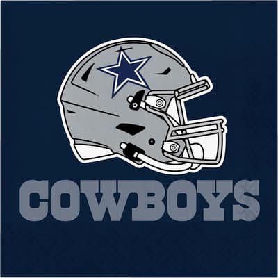Dallas Cowboys Napkins, 48 ct, Officially Licensed