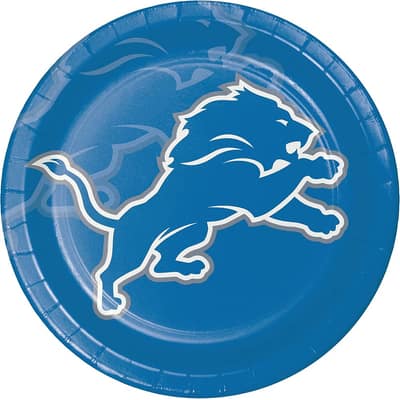 Detroit Lions Paper Plates, 24 ct