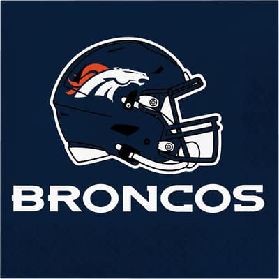 Denver Broncos Napkins, 48 ct, Officially Licensed
