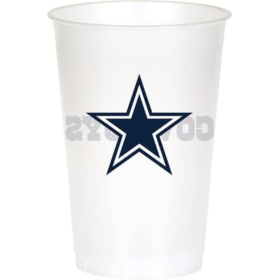 Dallas Cowboys Plastic Cups, 24 ct, Officially Licensed