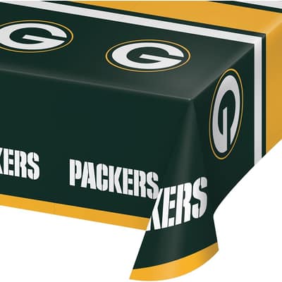 Green Bay Packers Plastic Tablecloths, 3 ct, Officially Licensed