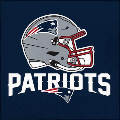 New England Patriots Napkins, 48 ct, Officially Licensed