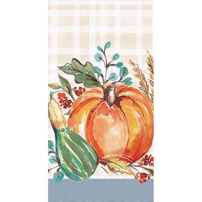 Thanksgiving Cornucopia Guest Towels, 48 ct
