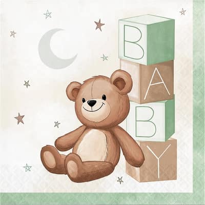 Teddy Bear Napkins, 48 ct