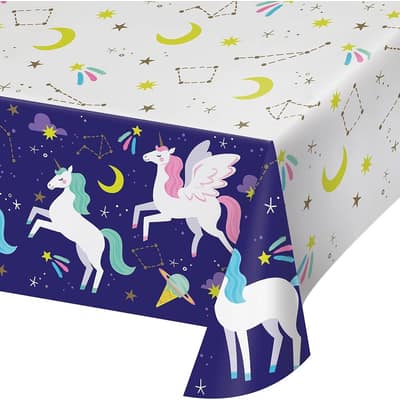 Unicorn Galaxy Paper Tablecloth, 3 ct
