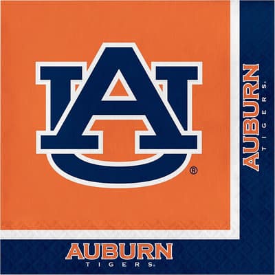 Auburn University Napkins, 60 Count