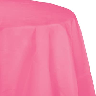 Candy Pink Octy Round Tablecloths, 3 Count