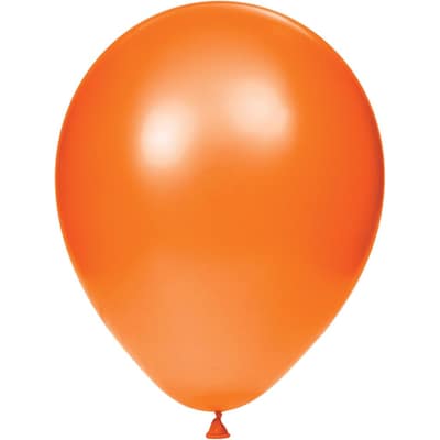 Sunkissed Orange 12" Latex Balloons, 75 Count