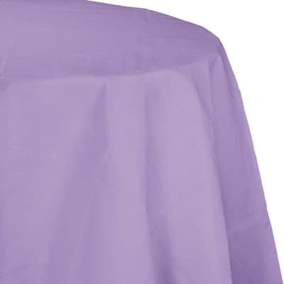 Luscious Lavender Octy Round Tablecloths, 3 Count