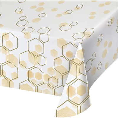 Honeycomb Paper Tablecloths, 3 Count