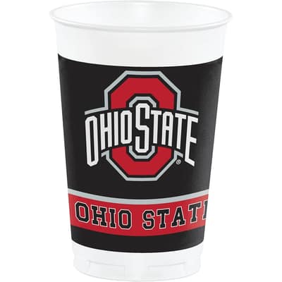 Ohio State University 20 oz. Plastic Cups, 24 Count